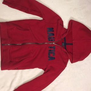 red little kid hoodie (boy)